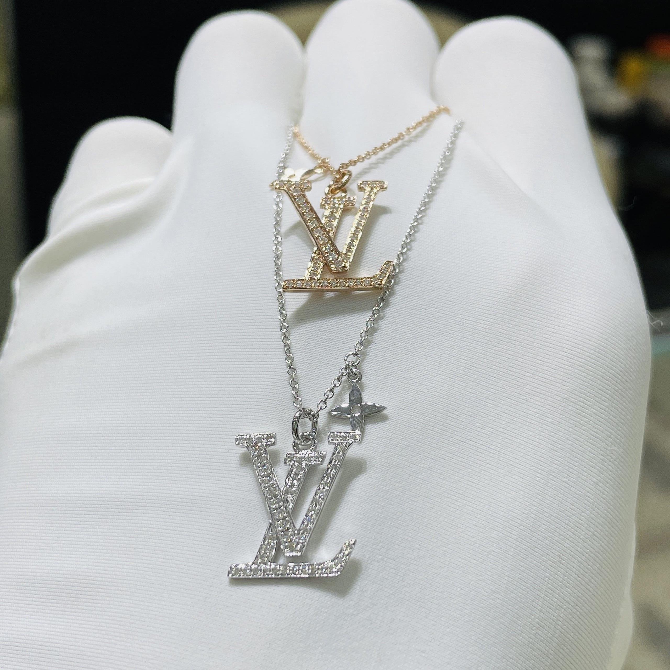 Dây chuyền kim cương Louis Vuitton