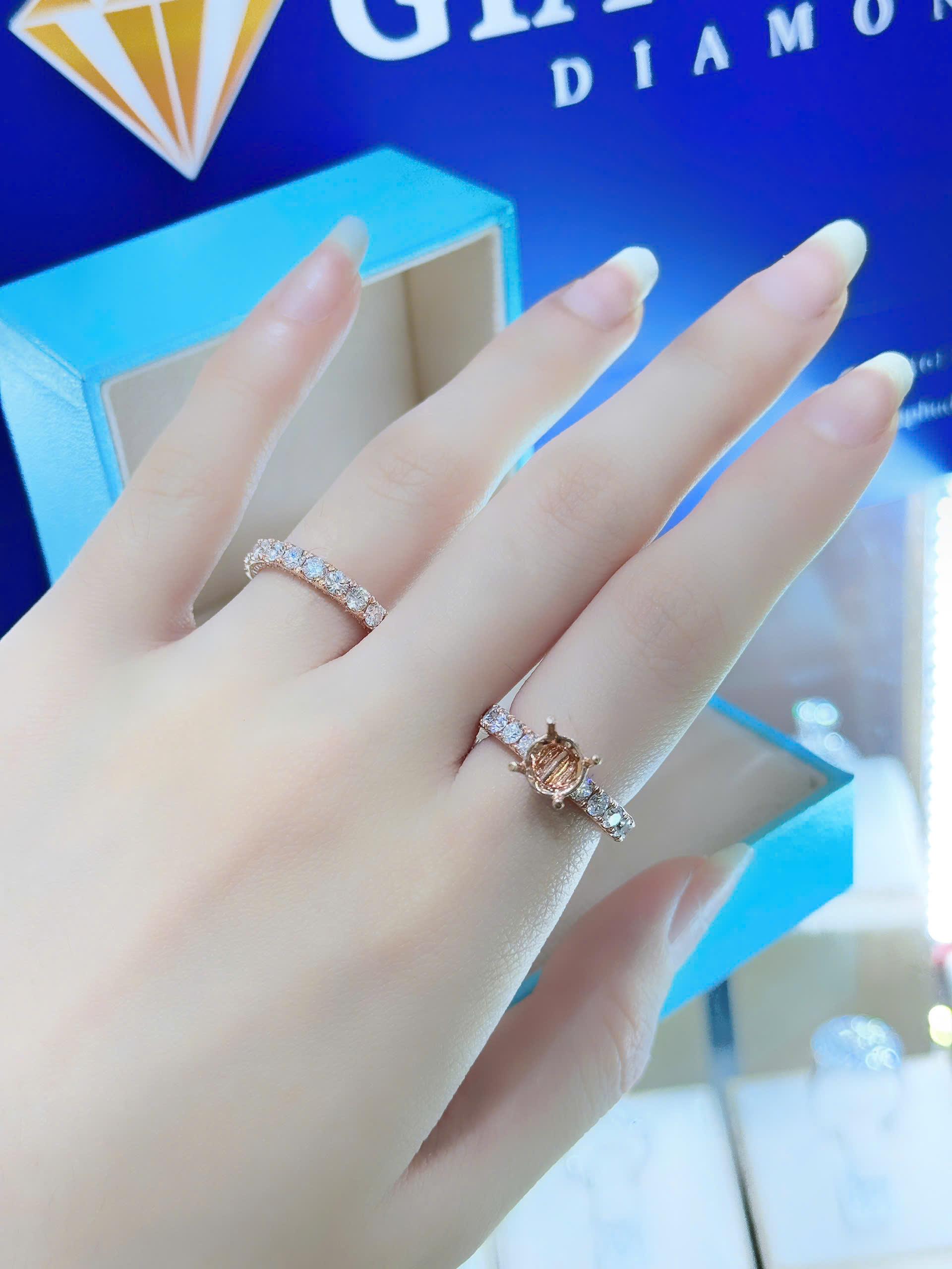 Set cặp nhẫn chủ 8m và nhẫn kết 